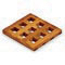 Teak Coasters with Stand