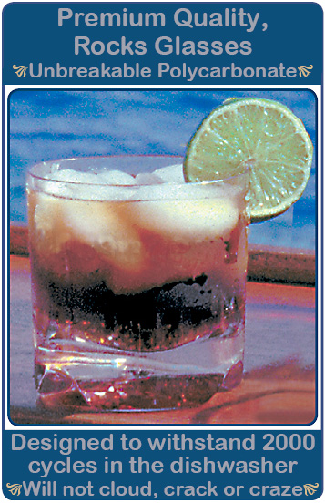 Unbreakable Rocks Glass 10oz.