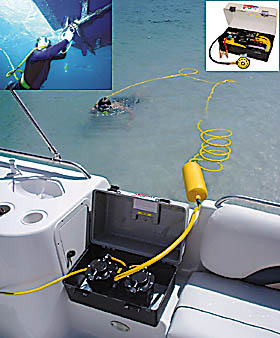 One Person Deck Snorkel 12 Volt Dive System