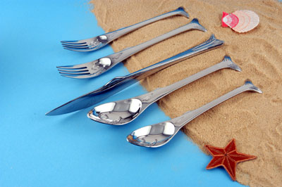 20 Piece Set Fishstix Flatware