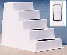 Dock Step with Hatch Top