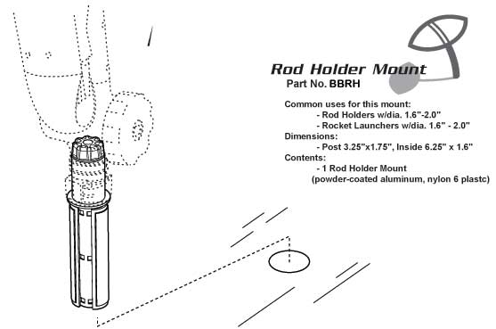 Mantis Rod Holder