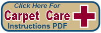 Carpet Care Instructions