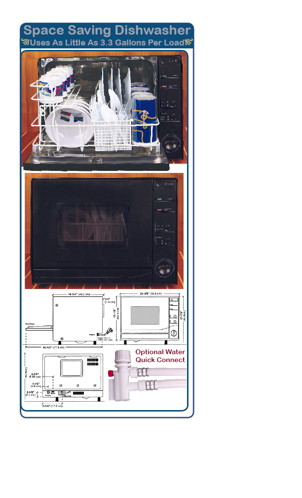 Space Saving Dishwasher Built-In Installation Kit