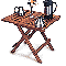 Rectangular Nautical Folding Table