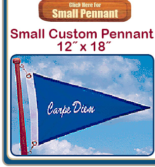 Click Here to Order Small Custom Pennants