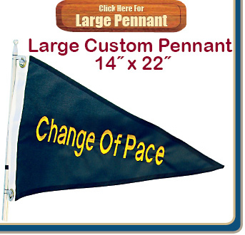 Click Here to Order Large Custom Pennants