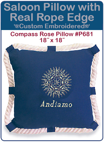 Compass Rose Pillow