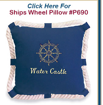 Click Here to Order Ships Wheel Saloon Pillow