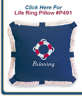 Click Here to Order Life Ring Saloon Pillow