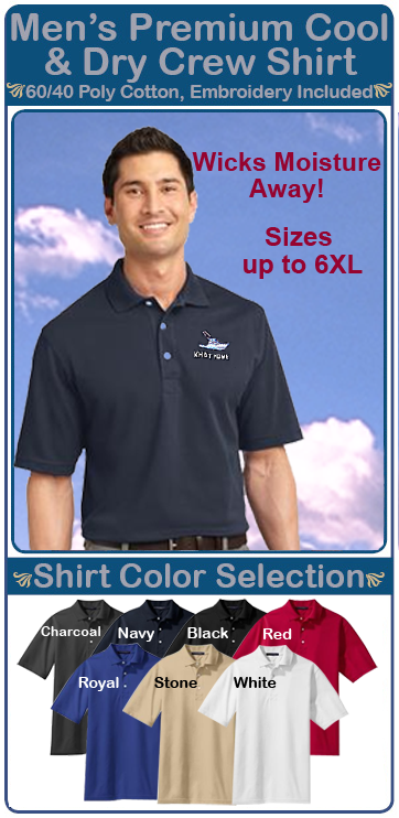 Cool & Dry Custom Premium Personalized Crew Shirts