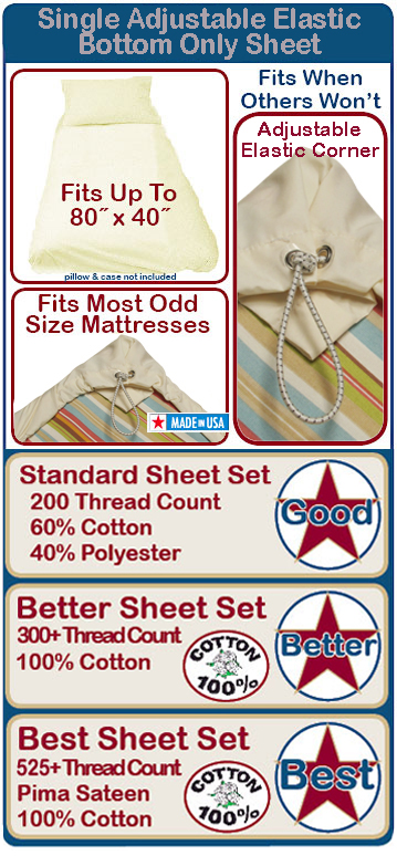 Single Bottom Only Sheet