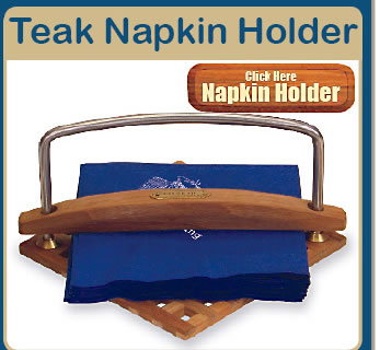 Click Here to Order Teak Napkin Holder