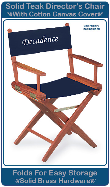 Solid Teak Director's Chair