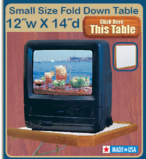 Click Here to Order Small Size Fold Down Table